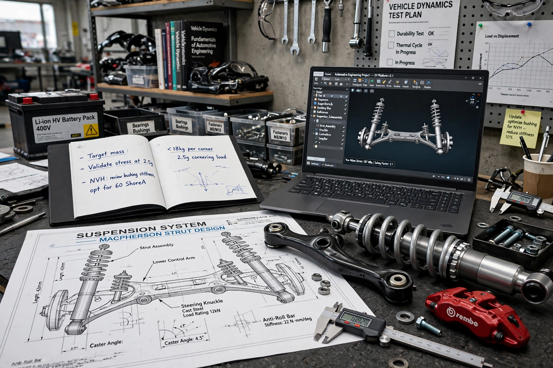 automotive engineering workspace